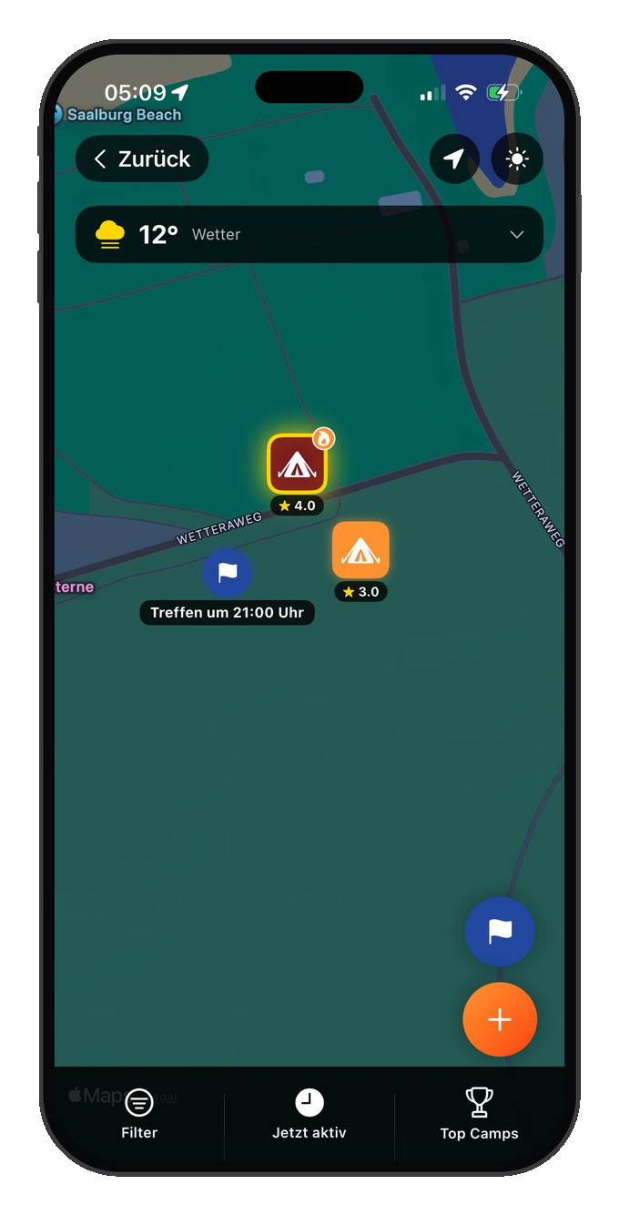 festimap – Camp Map